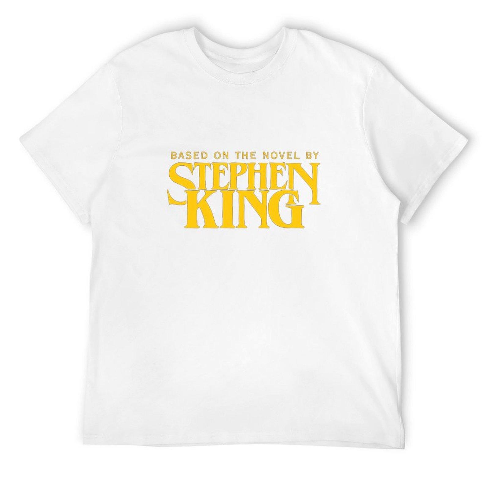 

Based On A Novel By Stephen King T-Shirt boys animal print oversized summer clothes plus size men clothing S