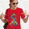 Autism Awareness Shirt Women Clothing Unisex Tshirts Autism Support Tshirt Short Sleeve Clothes Awareness Month Oversized Tees