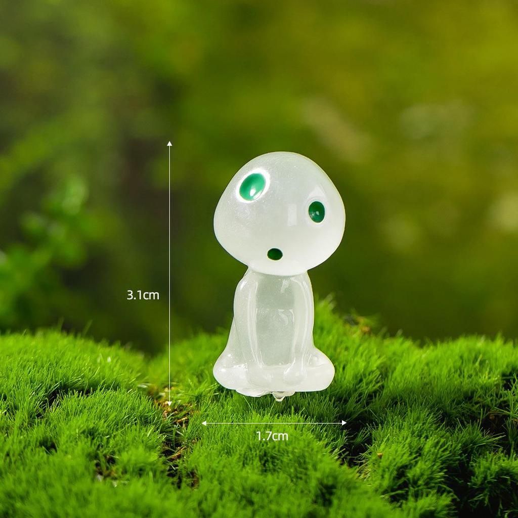 Princess Mononoke Luminous Tree Spirit Figurine - Glowing Anime Ornament