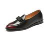 Men Loafer Handmade Retro Double Monk Buckle Straps Casual Shoes Men Moccasins for Men Leather Flat Shoes