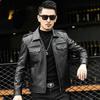 Spring New Leather Jacket Men's Slim Retro Motorcycle Jacket Leather Jacket Men's Casual Youth Handsome Jacket