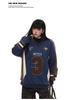 2025 Autumn/Winter Unisex V-Neck Retro Badge Embroidery Sweatshirt