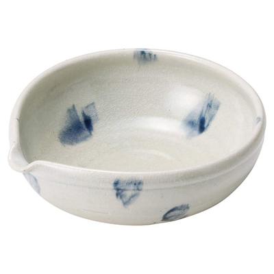 Marui Seito Shigaraki Ware Hechimon Katakuchi Tawami Blue Drop 19cm Bowl, Pattern, MR-3-3424,