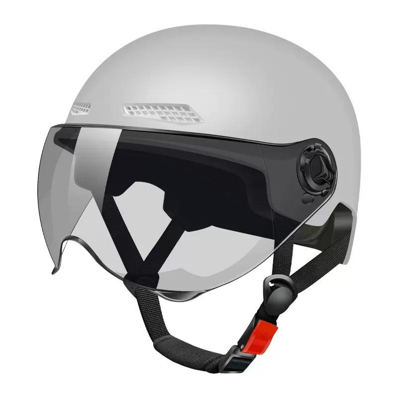 2025 electric vehicle helmet men's and women's summer sun protection electric vehicle helmet lightweight half helmet