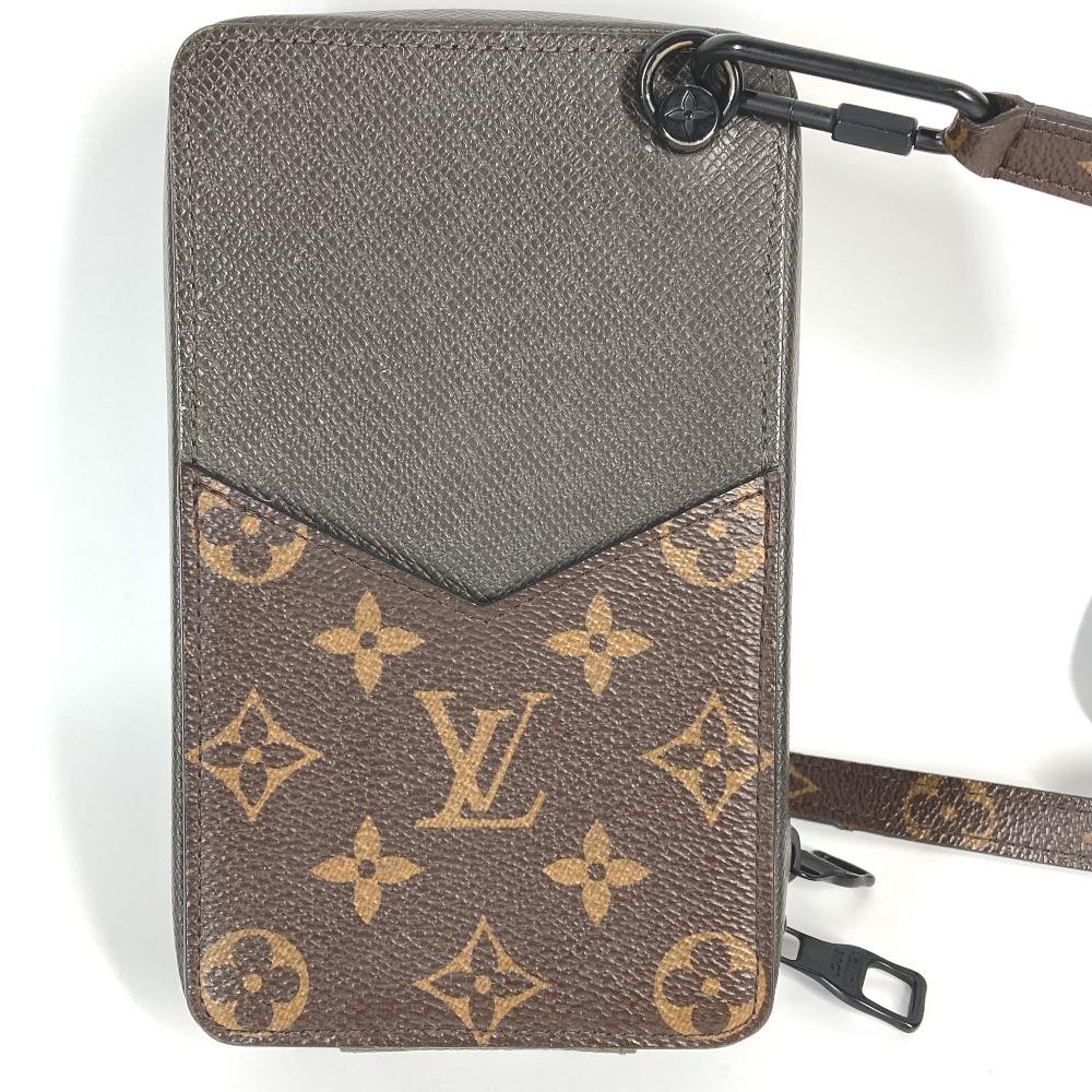 Louis Vuitton M30581 Taiga Monogram Phone box Pochette Bag Shoulder Bag
