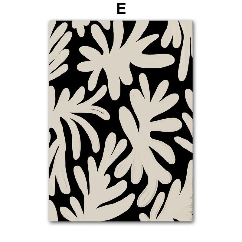 Abstrakte Minimalistische Mode Sexy Mädchen Kaffee Blume Wand Kunst Leinwand Malerei Linie Poster Und Druck Wohnzimmer Hause Dekoration