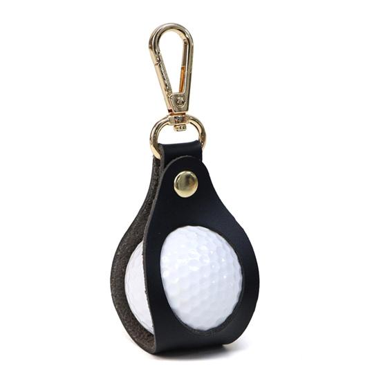 Skórzany Uchwyt na Piłeczki Golfowe Przenośna Torba na Pasek z Klamrą ze Stopu Cynku Akcesoria Golfowe Mężczyźni Kobiety Prezent dla Golfera