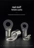 Brass Purple Copper Plated Silver OT6-6 Copper Lug, 1000 pcs Cold Press Bare Terminal Wire Lug