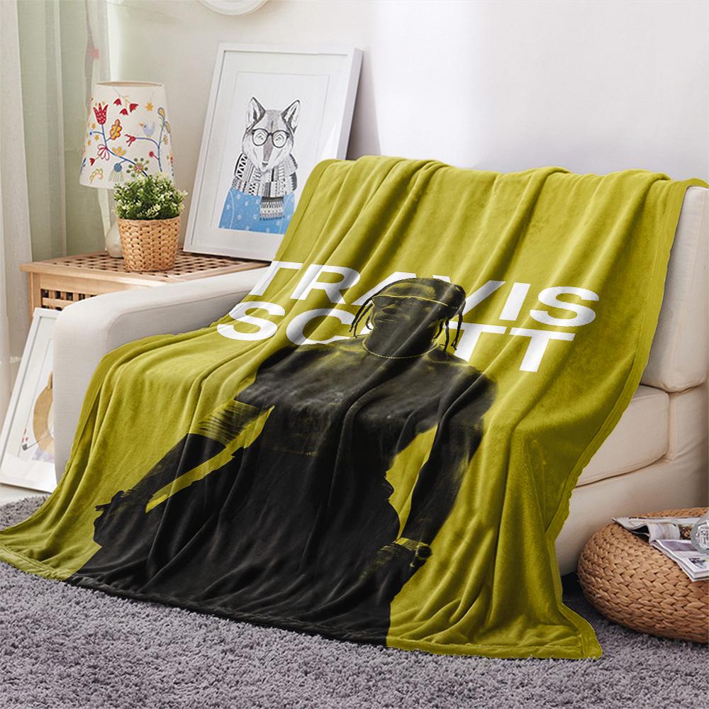 

1 шт. Фланелева ковдра з принтом «Прибулець на Землі», Висока якість, Комфортна для всіх сезонів, Декор для дому, Тепло та затишок, Ідеальний подарунок на Різдво 80cm x 120cm