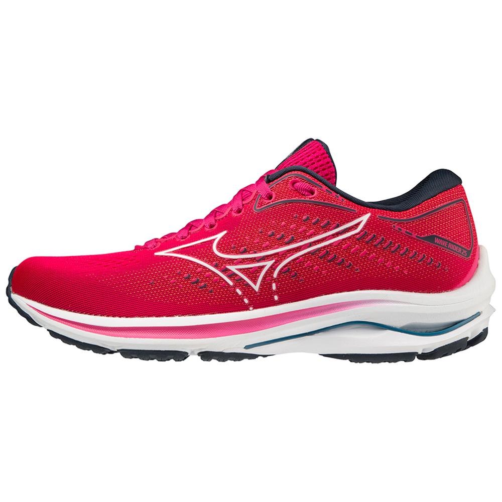 Sports Shoes Mizuno red / pink / white Wave Rider 25