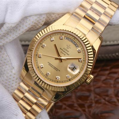 LGXIGE Men's Quartz Watch Week Calendar Watch Men's Journal Watch Miyota Quartz Movement Luxury Watch with Diamond