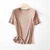 2022 Frühling/Sommer Damen Locker Modal Rundhals Kurzarm T-Shirt