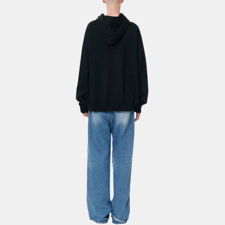 WE11DONE SS22 Sweatshirt Unisex Black WD-TH1-22-665-U-BK