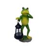 Garden Decorative Frog Solar Lamp - Outdoor Realistic Animal Garden Landscape Lamp - Creative Resin Handicraft