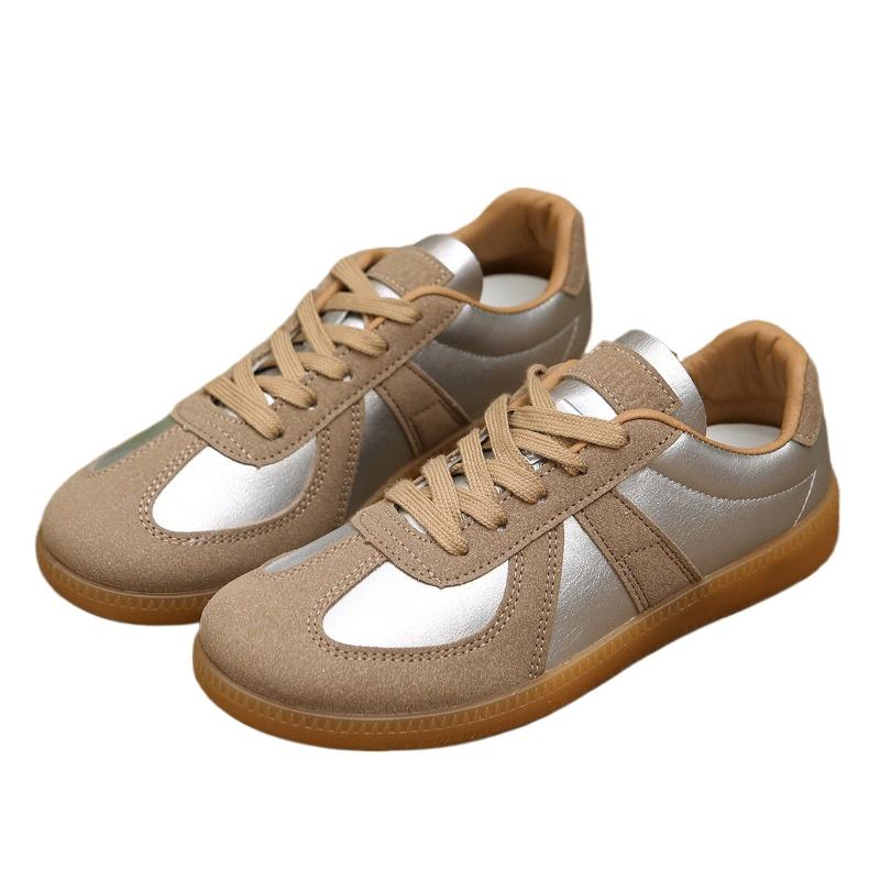 Fashion 2025 Plus Size Lace Up Women's Vulcanize Shoes Outdoor Versatile Low Heel Women Sneakers Mixed Colors Comfortable Casual Shoes