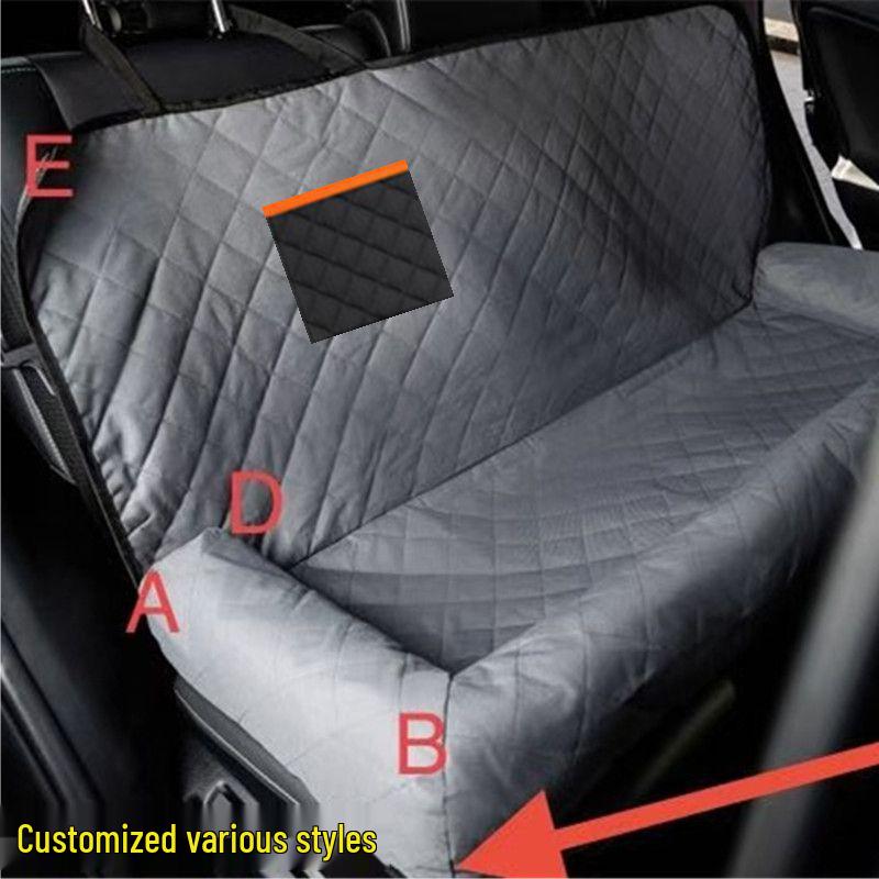 Waterproof Outdoor Car Pet Mat: Cotton-Filled Bed for Cats & Dogs - Travel Essential, Wear & Dirt Resistant
