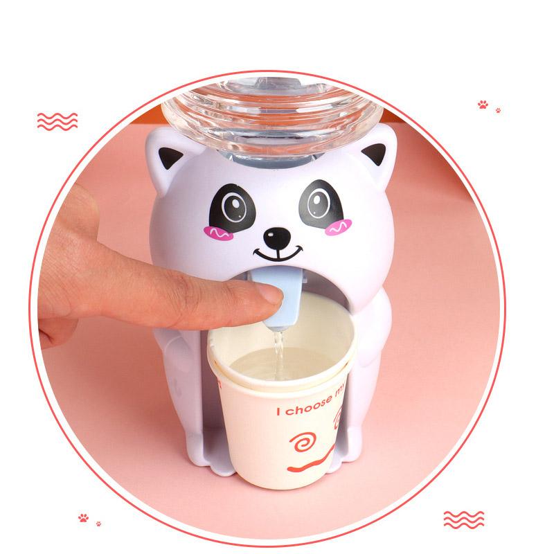 New Mini Water Dispenser Baby Toy Drinking Water Cooler Lifelike Cute Children Cosplsy Props Home Decor Ornament