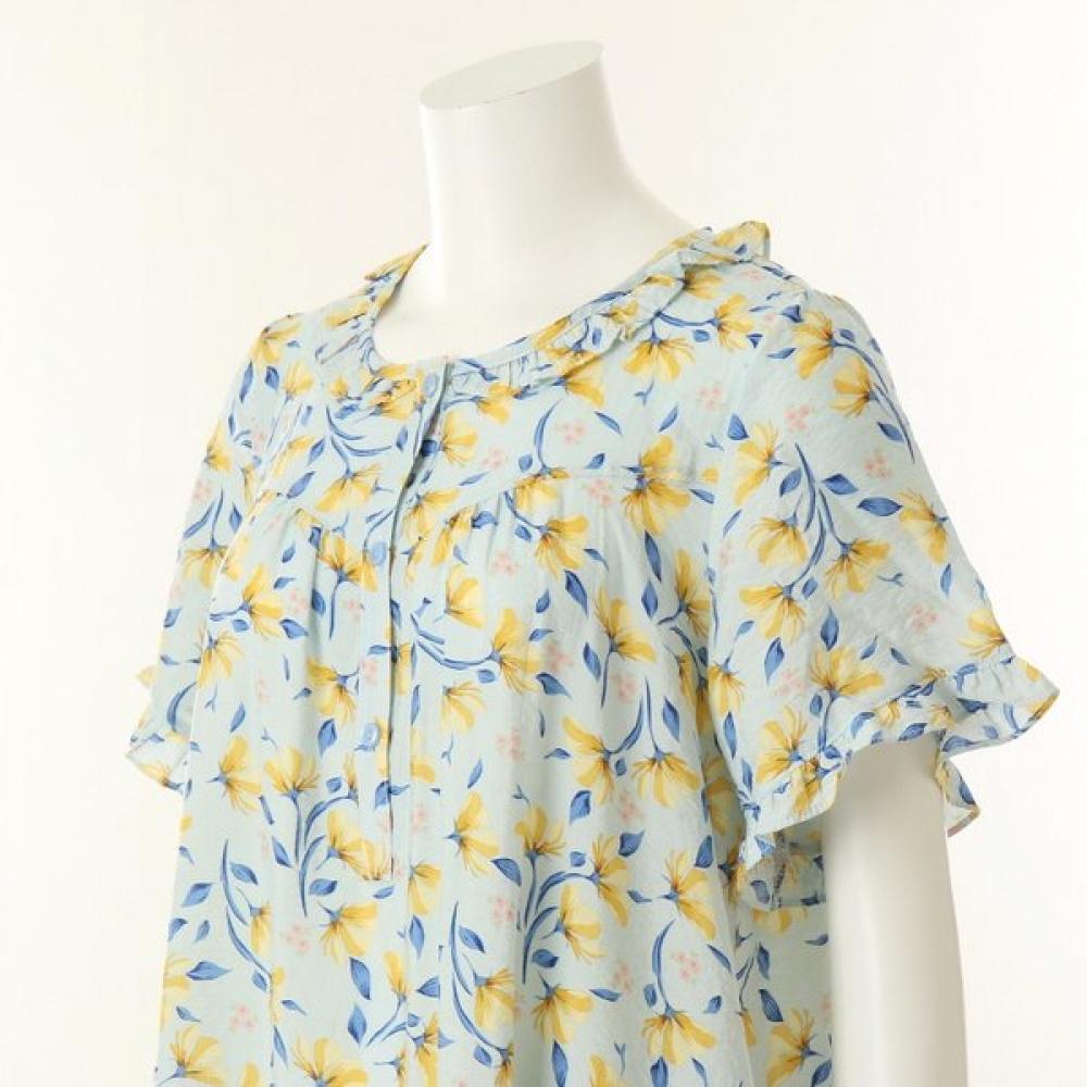 Venus Summer Short Sleeve Dress With Flower Print Vev3935l