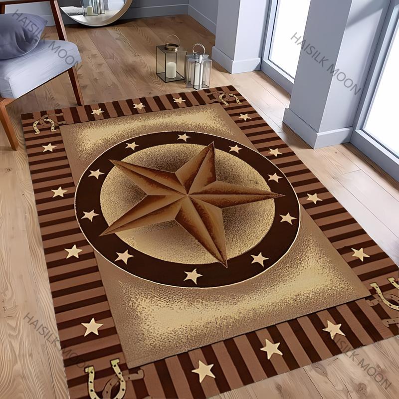 3D Vintage Pentagram Printed Mat Washable Carpet for Room Easy To Clean Rug for Sofa Livingroom Modern Home Decor Wonderful Gift