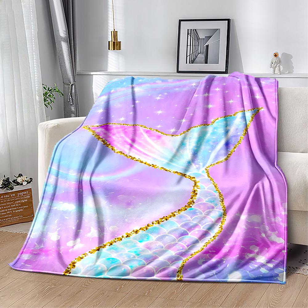 Ocean Animal Flannel Blanket - Soft and Comfortable, Suitable for Sofas, Beds, Offices, Travel, All Seasons, and A Great Gift for The Holidays.