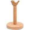 Wooden Paper Towel Holder, Cute Paper Holder Animal Shape Toilet Tissue Paper Roll Holder Storage Stand Wood Paper Towel Holder(Bird)