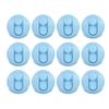 12Pcs Quilt Fastener Clips Duvet Cover Holders Bed Reusable Non Slip Fixer Buckle Type Blue