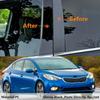 For Kia Forte Sedan 2014-18 Black Pillar Posts Set Door Trim Piano Cover Kit 6Pc