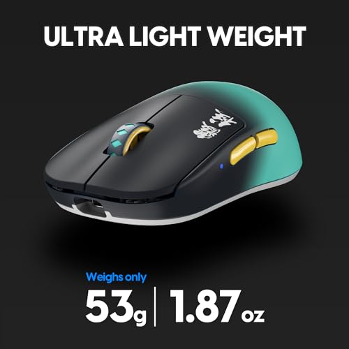 Pulsar Gaming Gears Tokito Muichiro X2H mini Wireless Gaming Mouse - Ultra-lightweight 53 grams, Ambidextrous, 2.4GHz, 1ms response time, 26000 DPI, O