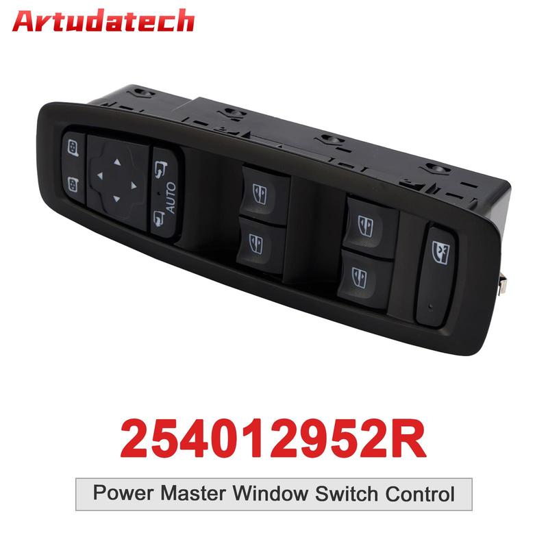 Artudatech Power Master Window Switch Control for Renault Megane 4 Scenic Kadjar 254012952R