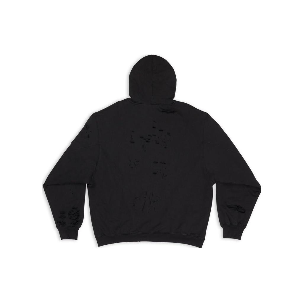 Balenciaga Caps Destroyed Oversize Fit Hoodie 659403TKVB61781