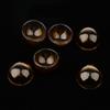 6 Pcs Pendant Charm Half Globe Glass Container for