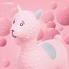 Springkussen voor Kinderen met Pomp Alpaca Roze