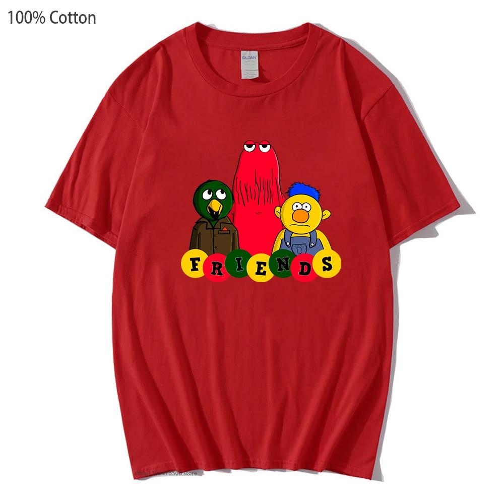 Cartoon Meme-dont Hug Me Im Scared T-Shirts for Women Men Shirt Boys/girls Clothing 100% Cotton Y2k Clothes Graphic T Shirts