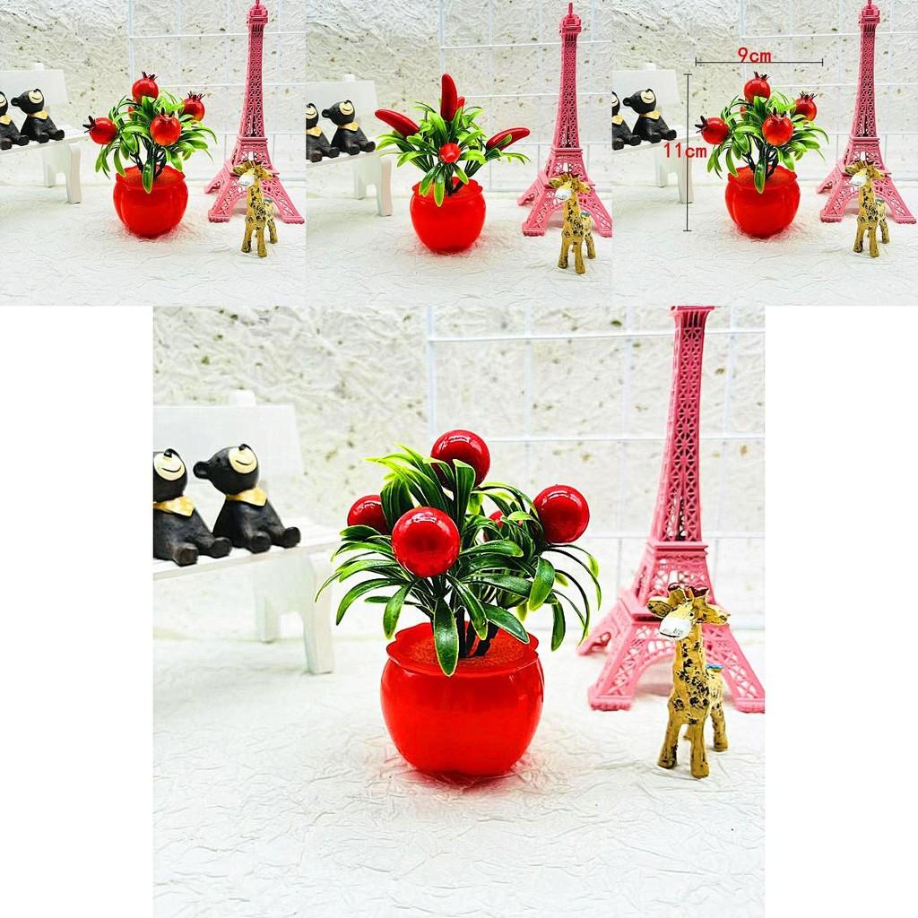 Künstlicher Obstbaum Bonsai mit Spritzgussdesign zur Heim- und Bürodekoration