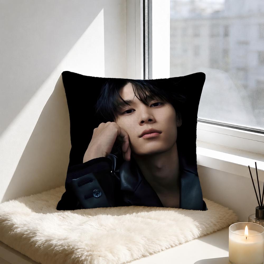 Actor Riku Hagiwara Cushion Cover Natural Linen Pillowcase Set AllinOne Decor for Sofa Bedroom Chair