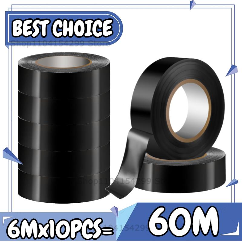 Electrical Insulating Tape Black Electrical Tapes Flame Retardant Strong Adhesive Wire Harness Tape for Electrical Wiring Tape