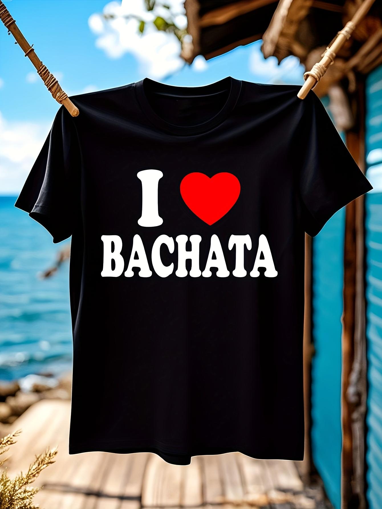 Summer Love Bachata Tshirts I Heart Dance Graphic Style C... XXXXL