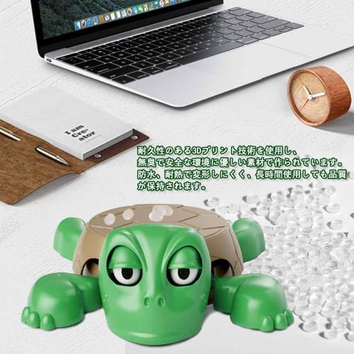 KASELIN Funny Turtle Coaster, Cute Turtle with Moving Limbs and Expressive Face, Funny Turtle Coaster, 3D Creative Coaster, Quirky Turtle Coaster, Des