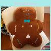 Gingerbread Man Plush Toy Stuffed Doll Christmas Decorations Cushion Gifts 45cm