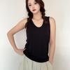 Plus Size L To 6XL Modal Women's Tank Tops U-Neck Summer Thin Sleeveless Bottomed Top Loose Tee Tops All Match Vest Comfort Homewear