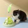 Cats Feather Toy Roll Track Cats Tower Toy Interaction Cats Toy Indoor Toy Boredom Cats Stress Toy