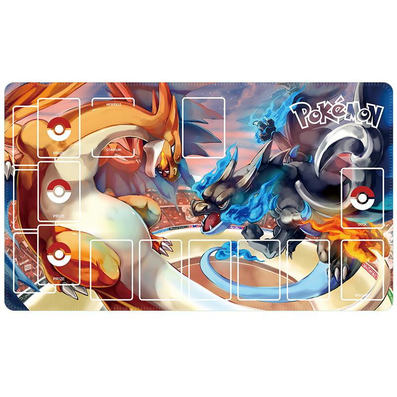 Anime Pokemon GAME PTCG Dedicated DIY Card Playmat Battle Against K Jirachi Lunala Solgaleo Collection Gift Toys