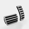 Para Polestar 2 Acero Inoxidable Reposapiés Pedal Acelerador Pedales de Freno Cubierta Almohadillas Antideslizantes