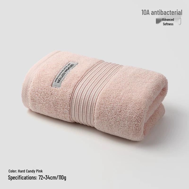 Toalla 7a de Algodón Puro Antibacteriano: Clase A, Engrosada, Muy Absorbente, No Suelta Pelusa, Adecuada para Lavar la Cara y Bañarse, Unisex.
