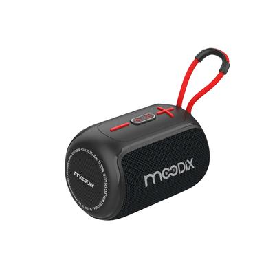 Moodix HO23T10 Bluetooth-Lautsprecher, Schwarz, 5 W, IPX6, wasserfest