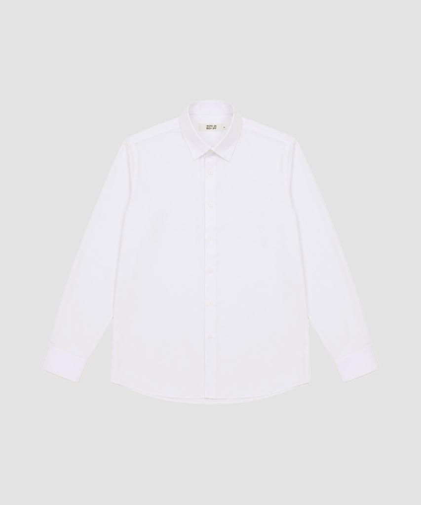 WORK ON BODY OFF Purus Regular Fit Dress Shirt [White]