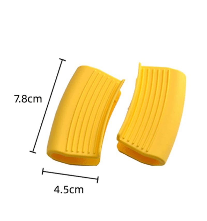 Silicone Heat Insulation Oven Mitt Glove Casserole Ear Pan Pot Holder Oven Grip Anti-hot Pot Clip Kitchen Accessories