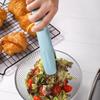 3pcs Plastics Food Tongs NonSlip Kitchen Utensil Cooking Clip Clamp Salad BBQ Serving Tool for Outdoor Picnics