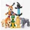 Animal Plush Dog Toy Squeaky Fox Elephant Small Pet Toy for Dogs Cats Interactive Chew Play Toy Pet Supplies