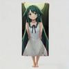 The S-Song of S-Saya Anime Towel Drying Bath Towel Applicable To Light Swimming Camping Yoga Beach Out